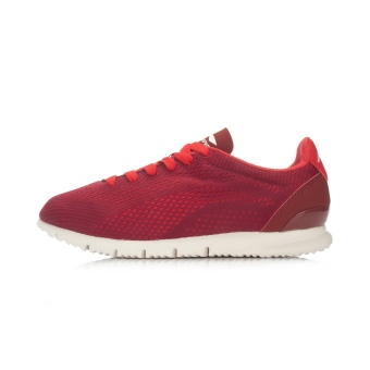 Gambar LINING resmi otentik musim panas baru sepatu kasual sepatu pria (Terkonsentrasi anggur Hong cinnabar Hong)
