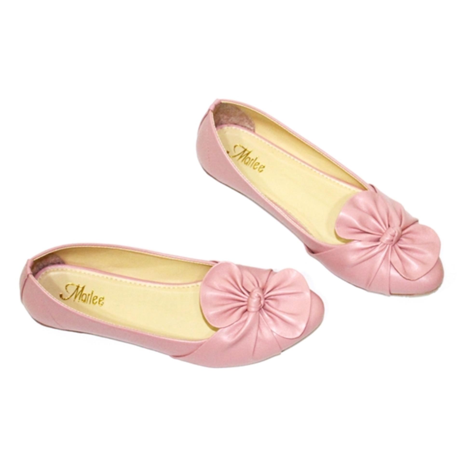 Marlee Pointed Toe Flat Shoes Wanita MMT-04