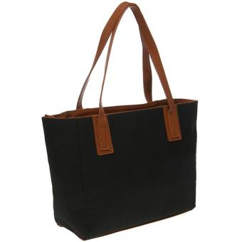 Mayonette Tas Branded Wanita Fashion Canvas Totes Shoulder High Quality Women Bags - Emma Canvas - Hitam Maret 2019 - 2 Mayonette Tas Branded Wanita Fashion Canvas Totes Shoulder High Quality Women Bags - Emma Canvas - Hitam - 2