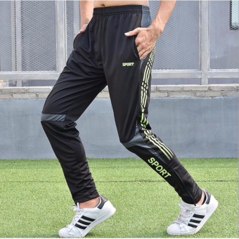 Men Pants Running Gym Fitness Sports Running Leggings TightsQuick-drying Fit Training Jogging Pants - Intl Maret 2019 - 2 Men Pants Running Gym Fitness Sports Running Leggings TightsQuick-drying Fit Training Jogging Pants - intl - 2