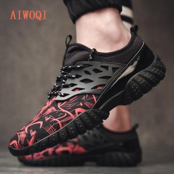 Gambar Men Unisex Couple Casual Fashion CasualSneakers Breathable AthleticSports Running Shoes AIWOQI   intl