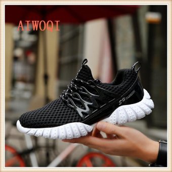 Gambar Men Women Unisex Couple Casual Fashion CasualSneakers BreathableAthletic Sports Running Shoes AIWOQI   intl