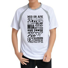 Mid Zhou Bian untuk pria dan wanita olahraga cepat kering t-shirt (Liga 02