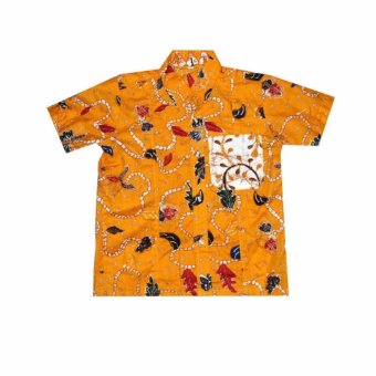 Mila Style Hem Batik Anak Varian Baim - Biru Pebruari 2019 - 2 Mila Style Hem Batik Anak Varian Baim - Biru - 2