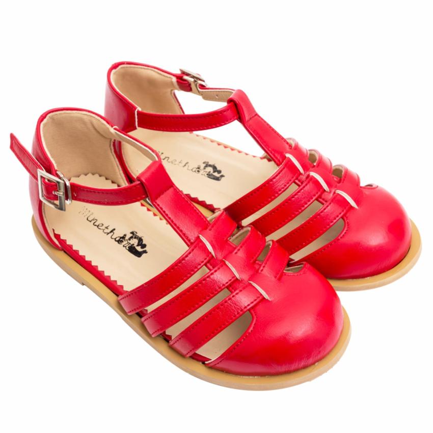 Minetha Kid Shoes Sepatu Anak Perempuan Balerina Flat Usia 1-12 tahun .