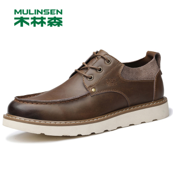 Gambar MULINSEN Inggris kulit pria dan musim gugur sepatu sepatu pria (Yu Yue 270075 PARK S warna)
