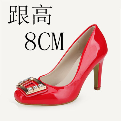 LCFU764 wanita fashion sepatu hak tinggi putri pernikahan pointing to her Office wanita her-10