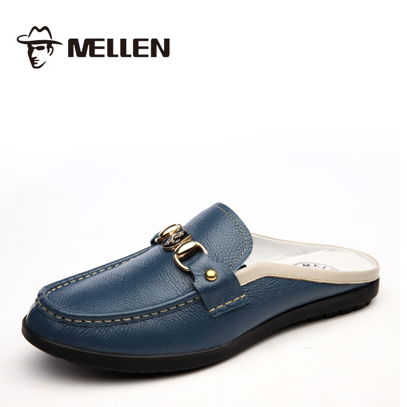 Flash Sale Nama Lang Kasual Lapisan Pertama Kulit Bernapas Ringan Kasual Sepatu Kulit Sepatu Sandal (