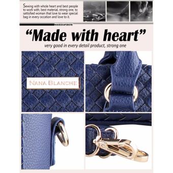 Nana Blanche Botega Tas Kerja Premium / Tas Tangan Dan Tas Selempang - 8082 Biru Juni 2018 - 3 Nana Blanche Botega Tas Kerja Premium / Tas Tangan dan Tas Selempang - 8082 Biru - 3
