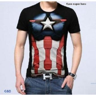 Gambar NCR Atasan Cowo Kaos Super Hero