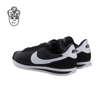 Gambar Nike Cortez Basic Nylon(Black   Metallic Silver White) 819720 011  SH