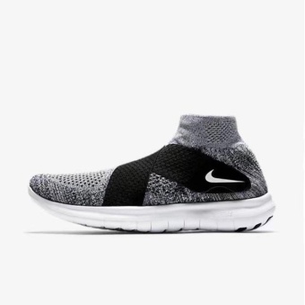 Gambar NIKE MEN FREE RN MOTION FK GREY BLACK 880845 001 US7 11 07    intl