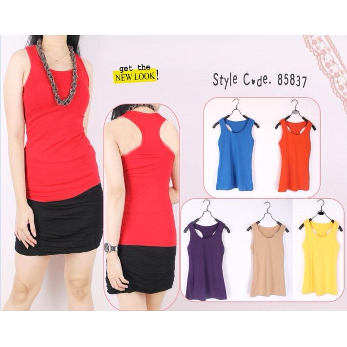 Oma Fashion Gabriela Blouse Crop Tanpa Lengan - 6 Warna - Size M Oma Fashion Gabriela Blouse Crop Tanpa Lengan - 6 Warna - Size M