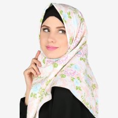 Parisku Jilbab Hijab Segiempat Katun Square Darin Peach