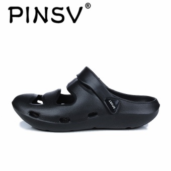 PINSV Men's Sandal Pantai Shoes Sandal Keren Non-slip Hitam November 2018 - 3 PINSV Men's sandal pantai Shoes sandal Keren Non-slip hitam - 3