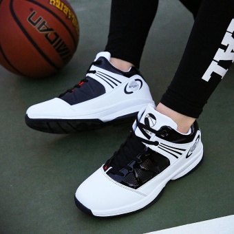 PINSV Pria Basket Sepatu Sneaker Tren A Basket Sport Boots - Putih Pebruari 2019 - 4 PINSV pria basket Sepatu Sneaker tren a basket Sport Boots - putih - 4