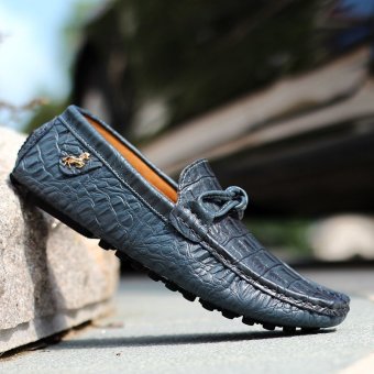PINSV The Man Her Kulit Serta Asli Her Kasual Loafers Flat (Abu-Abu) Juli 2018 - 5 PINSV The Man Her Kulit Serta Asli Her Kasual Loafers Flat (Abu-Abu) - 5