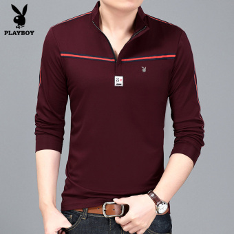 Mercerized Kapas Warna Solid V Neck Baru Kemeja Putih T Shirt V Neck Source · PLAYBOY