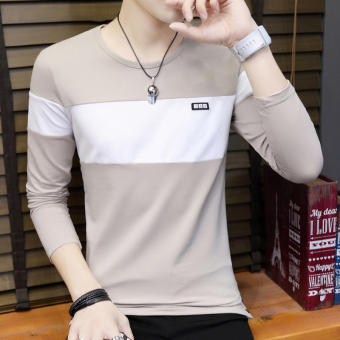 Gebinzuol Kemeja Pria Lengan Panjang Katun Tulen Ukuran Ekstra Besar Source · Gambar Pria Korea Slim lengan panjang sweater Khaki Merk OEM