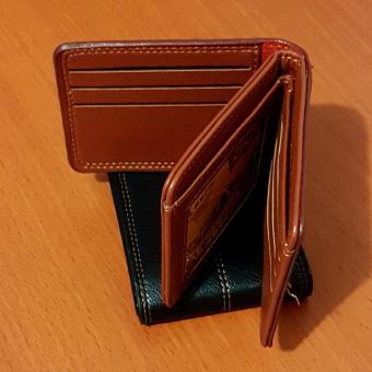 PU Leather Dompet Pria Fashion Wallet 5 Inchi 8828-13 Import -