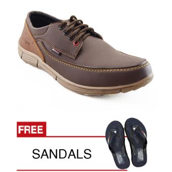 Redknot Hegy Brown Sepatu Pria | Lazada Indonesia