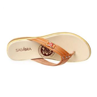 Salvora Sandal Kasual S19-Tan Mei 2018 - 5 Salvora sandal kasual S19-Tan - 5
