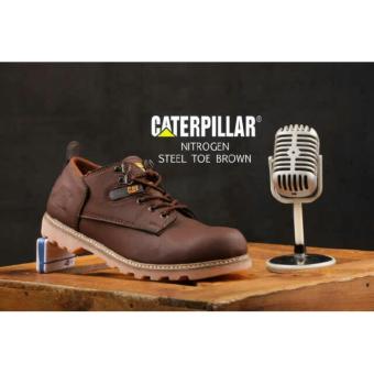 Gambar Sepatu Caterpillar Safety Nitro Darkbrown