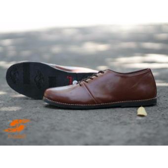 Gambar Sepatu Pria Slip On  Sepatu Santai  Sepatu D Island Original D Island brodo low ( coklat )