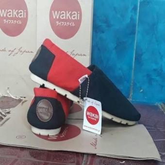 jual sepatu wakai hitam mix merah untuk pria wanita jual sepatu wakai hitam mix merah untuk pria wanita