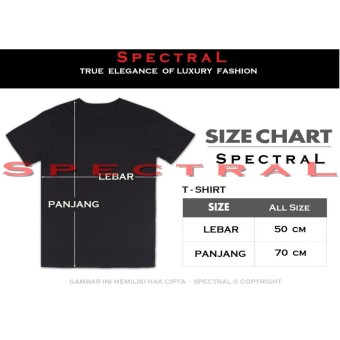Spectral - Kaos Distro T-Shirt Distro Fashion 100% Soft Cotton Combed 30s Kaos