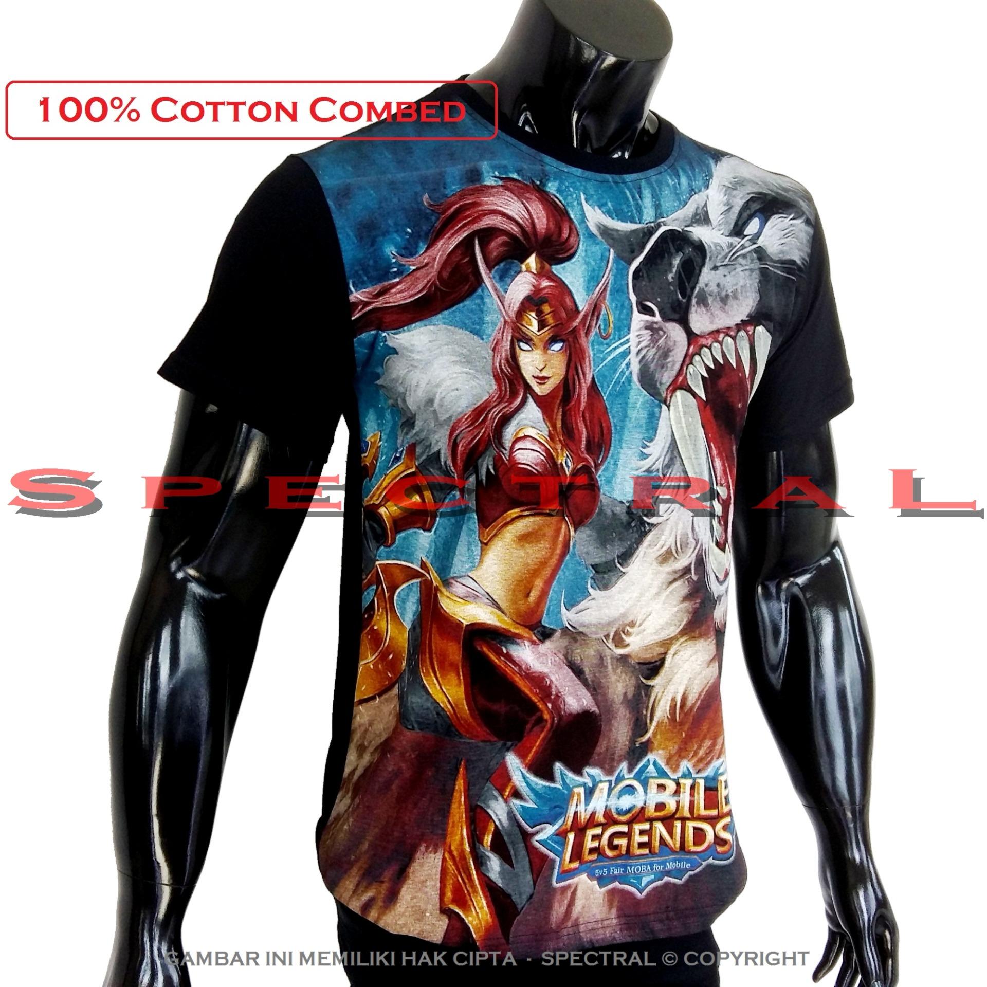 Spectral - Kaos Distro T-Shirt Fashion 100% Soft Cotton Combed 30s Pria Wanita Cewe Cowo Baju TShirt 3D Terbaru Baru Kekinian Animasi Gambar Mobile Legends  MobileLegend Moba Game Lengan Keren Bandung Murah Legend Anime Kartun Superhero Atasan Pakaian