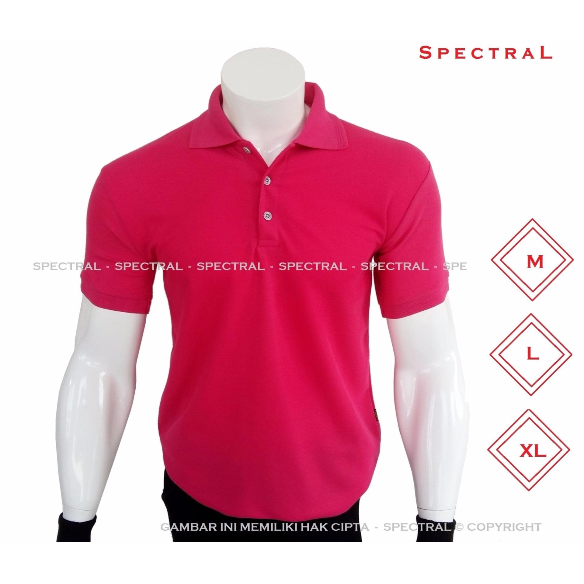 Spectral - Polo Shirt Polos M L XL Lengan Pendek Baju Kaos Kerah Pakaian Berkerah Atasan Pria Wanita Cewe Cowo Lacos Pique Lacost Fashion Simple Keren Simpel Formal Casual Elegan Korean Bagus Murah - Aqua Turquoise