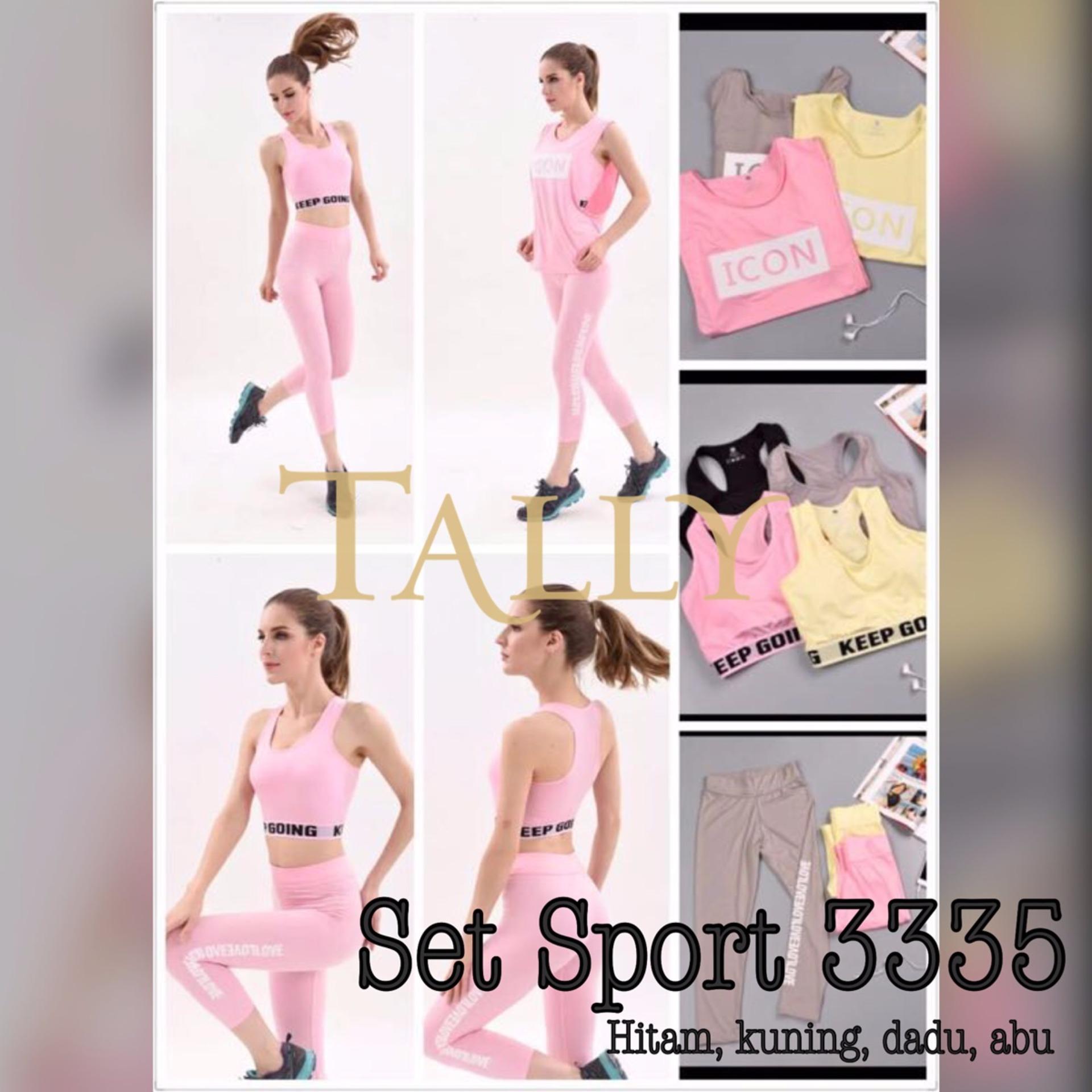 Bra Sport 8323 Silang Belakang Yoga Gym Tally Biru 