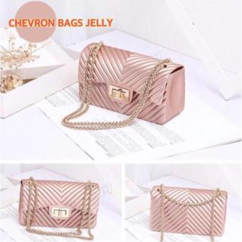 Tas Wanita Murah Import Branded Fashion Lucu Pesta Selempang CHEVRON JELLY Juni 2018 - 4 tas wanita murah import branded fashion lucu pesta selempang CHEVRON JELLY - 4