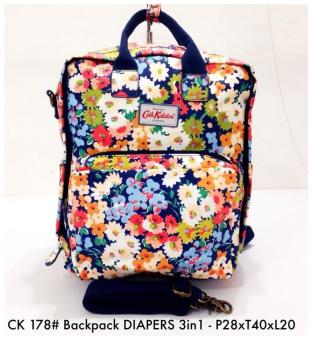 Gambar Tas Wanita Ransel Fashion Backpack DIAPERS 3in 1 178   3