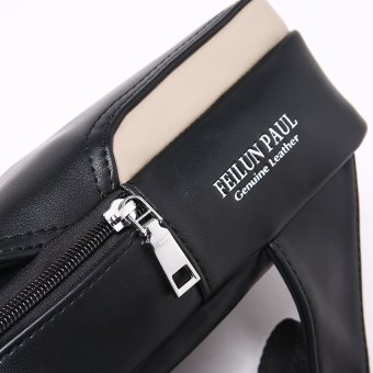 TP Pria Asli Kulit Sapi Premium Kurir Chestpack Perjalanan Santaitas Selempang Vintage Selempang Bahu Tas Weekender-hitam - ?????????? Juli 2019 - 5 TP pria asli kulit sapi Premium kurir Chestpack perjalanan santaitas selempang Vintage selempang bahu tas Weekender-hitam - ?????????? - 5