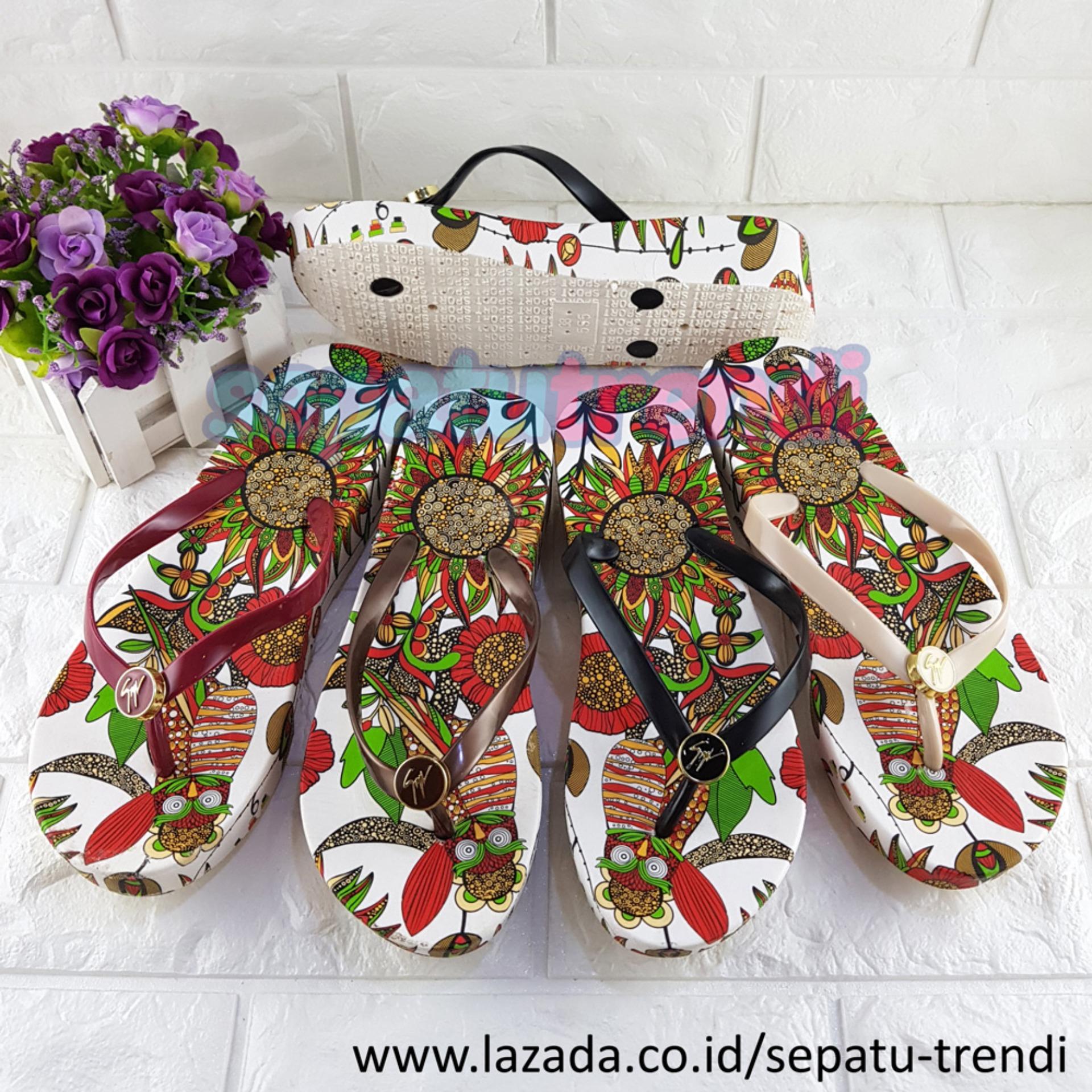 Trendi Sandal Wadges Jepit Wanita Tropical Warna Dikirim RANDOM Trendi Sandal Wadges Jepit Wanita Tropical Warna Dikirim RANDOM JPTTROP