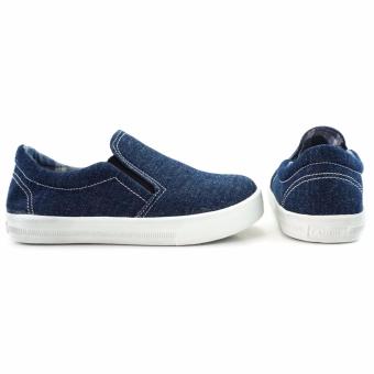 TrendiShoes Sepatu Anak Laki Slip On Denim Elegan 01SLAG - Navy Mei 2018 - 2 TrendiShoes Sepatu Anak Laki Slip On Denim Elegan 01SLAG - Navy - 2