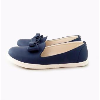 Uhibbuki Lace Flatshoes - Navy - 2 .