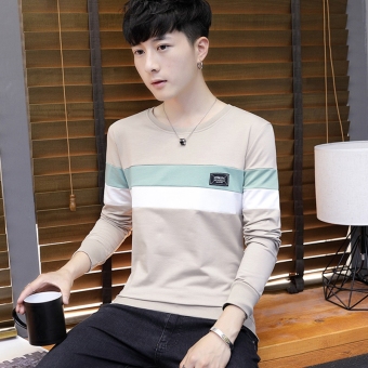 Jual Versi Korea  remaja leher bulat sweater Slim lengan 