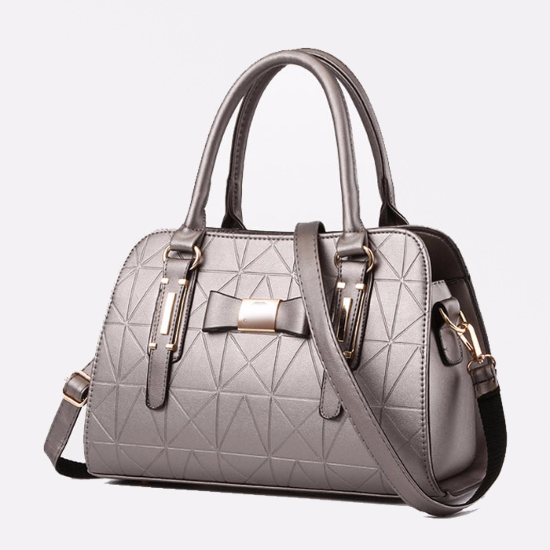 Elegant Texture Red Source Vicria Tas Branded Wanita Korean High Quality Bag Ch .