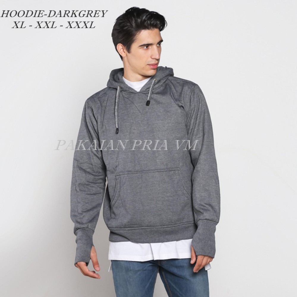 VM Jaket JUMBO BIG SIZE Jaket Hoodie Pullover Fleece XXL XXXL