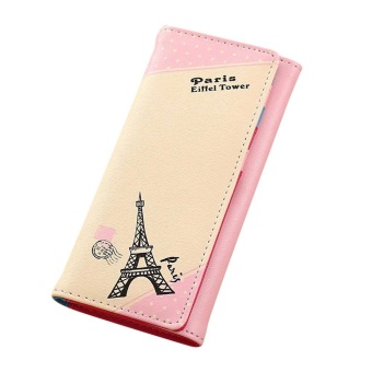 Women Paris Eiffel Tower Hasp Coin Purse Long Wallet Card Holders Handbag - Blue - Intl Mei 2018 - 4 Women Paris Eiffel Tower Hasp Coin Purse Long Wallet Card Holders Handbag - Blue - intl - 4