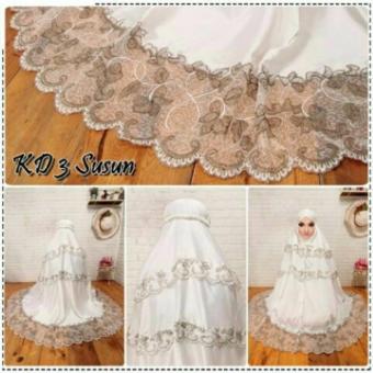 ... Muslim Saten Super Kombinasi Renda ... - SR Collection Pasya Shirt - Coklat. Source · Xavier Mukena KD 3 Susun IQ