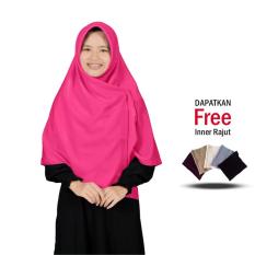 Zannah Hijab Jilbab Segi4 Wolfis Premium Segi Empat Persegi Jilbab Jumbo Syari Khimar Segi4 Termurah Paling Laris Atasan Dress Muslim Gamis Syari Jumbo Busui Freindly Jilbab Polos All Size 130cm Best Seller - Free inner