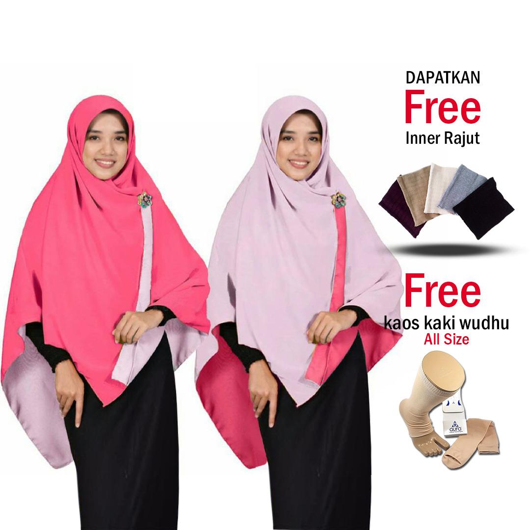 PENAWARAN Zannah Hijab Paling Murah Jilbab Segi Empat Bolak Balik