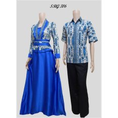 ZAVIERA BATIK SARIMBIT COUPLE SRG 316 - BIRU