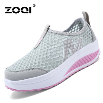 ZOQI Wanita  Fashion  Sepatu  Sepatu  Olahraga Kasual Bernapas 