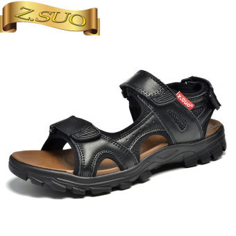 Z.Suo Roma Kulit Sandal Jepit Muda Sandal Summer Korea Fashion Style Kasual Sepatu (