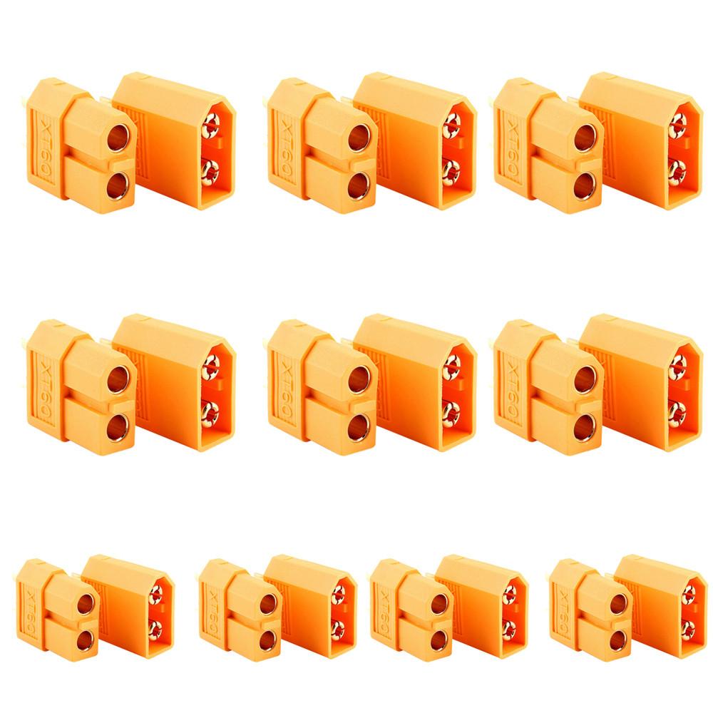 Đầu Cắm Pin XT60 Đực FRSDG GBP 10 Cặp Đầu Nối Động Cơ Máy Bay Trực Thăng